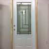 1030PSM Porte d'acier 34"D Blanche Verre louisbourg 23x49 - Image 4