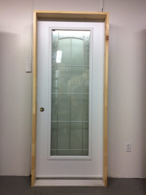 1032PA Porte d'acier 34"D Blanche Tige plomb non soudé  21x65