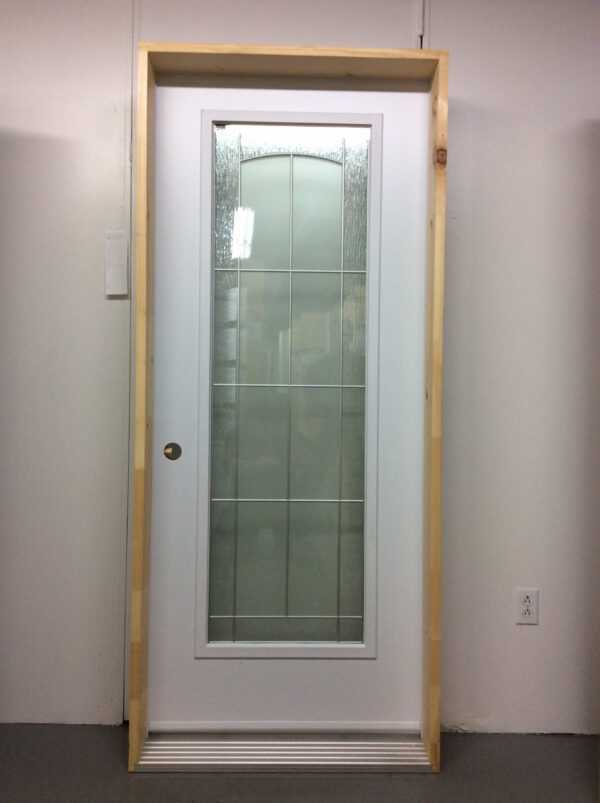 1032PA Porte d'acier 34"D Blanche Tige plomb non soudé  21x65