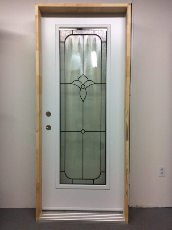 1053PSM Porte d'acier 34"D Blanche Style topazetige patine 21x65 - Image 2
