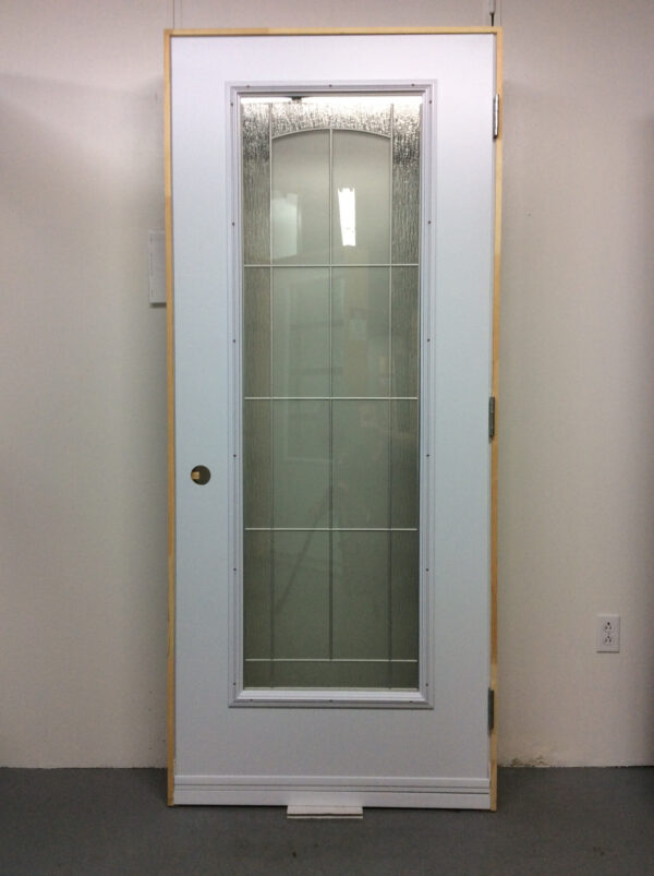 1070PA Porte d'acier 34"G Blanche Tige plomb 21x65 - Image 2