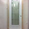 1070PA Porte d'acier 34"G Blanche Tige plomb 21x65