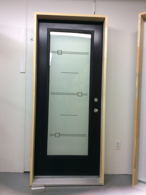 1096PSM Porte d'acier 34"G Noire 23x65 - Image 2
