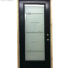 1097PSM Porte d'acier 34"D Noire 21x65 - Image 2