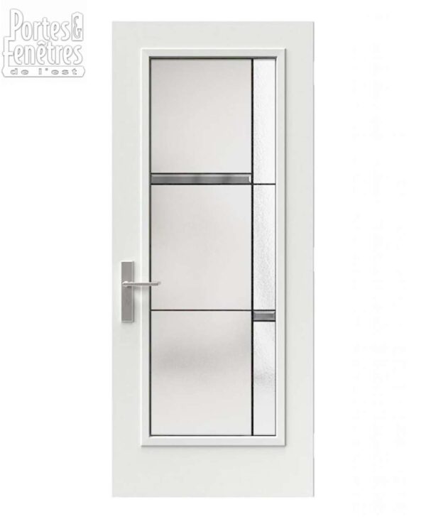 190PSM Porte d'acier 34" Droite  Verre Belmont - Image 3