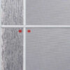 228PSM Porte d'acier  34'' Droite verre Béatrice plomb - Image 3