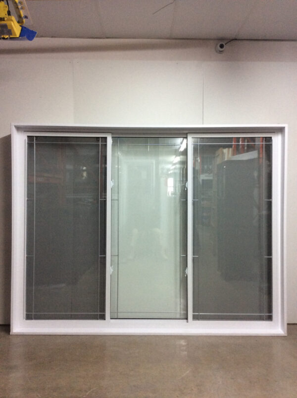 9944CH Fenêtre Coulissante HYBRIDE Blanc 3 sect 2 ouvr Carrelage ctr  92 1/4 x 70 1/2 - Image 2