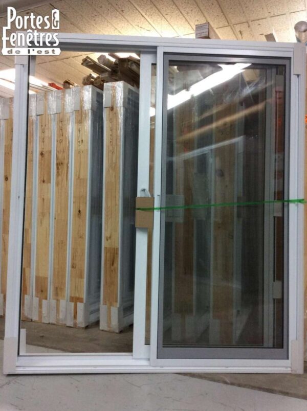 6PPG Porte Patio PVC Verre Low-E Blanc 70 1/2 X 81 Gauche