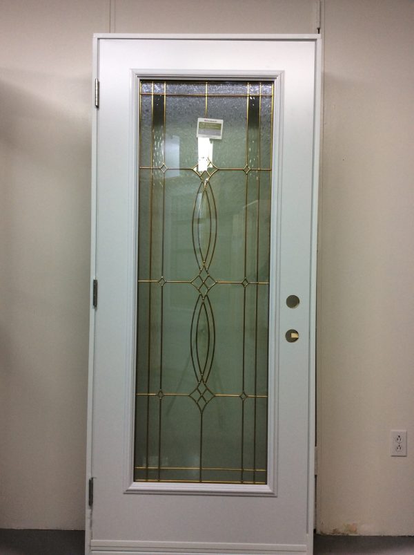 1150PSM Porte d'acier 34"D Blanche Evangeline 23x65 - Image 2