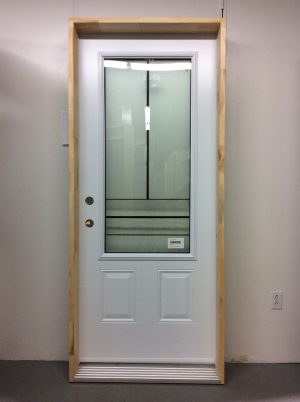 1151PSM Porte d'acier 34"D Blanche Avenue 23x49