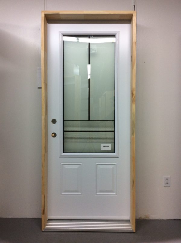 1151PSM Porte d'acier 34"D Blanche Avenue 23x49