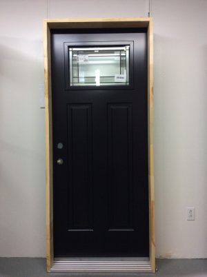 1153PSM Porte d'acier 34"D Noire Winchester 22x14