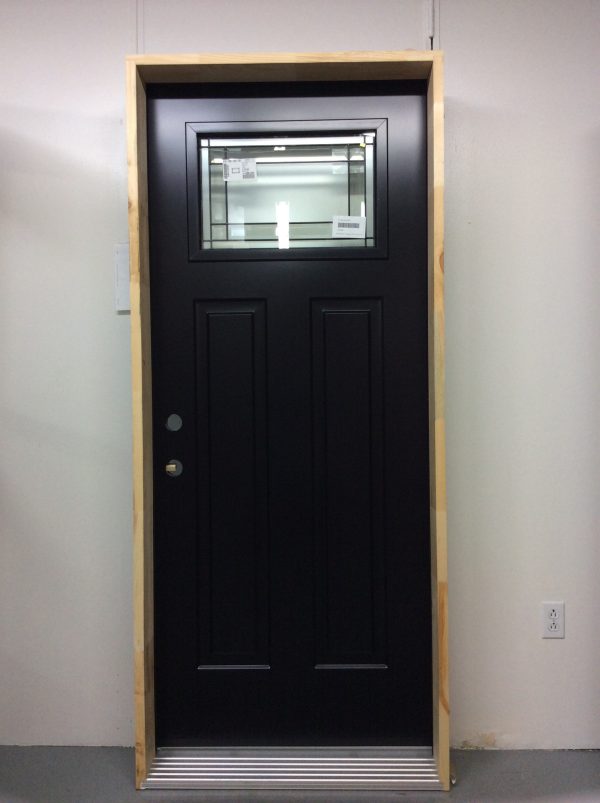 1153PSM Porte d'acier 34"D Noire Winchester 22x14