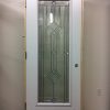 1183PSM Porte d'acier 34"D Blanche Vitrail zinc 21x65 - Image 2