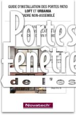 Installation Porte Patio Instructions