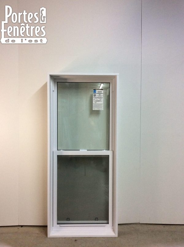 10287GP Fenêtre Guillotine PVC Blanc Guillotine simple  25 x  58 1/2 - Image 2