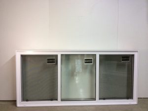 10322CP Fenêtre Coulissante PVC Blanc 3 sect Coulissant simple  78 x 35 1/2