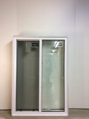 10329CP Fenêtre Coulissante PVC Blanc Coulissant simple  41 1/2 x 59