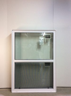 10331GP Fenêtre Guillotine PVC Blanc Guillotine simple  42 x 52 1/2