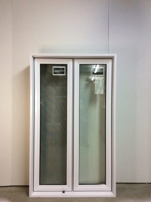 10346BP Fenêtre Battant PVC Blanc 2 sect 1 ouvr 38 x 62 3/4