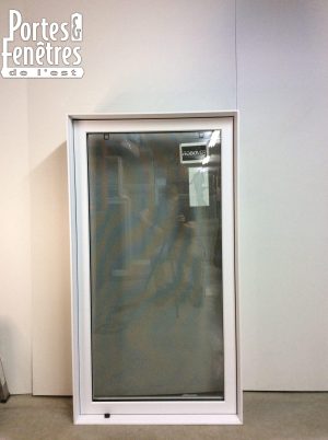 10239BP Fenêtre Battant PVC Blanc 1 sect 1 ouvr 33 7/8 x 62
