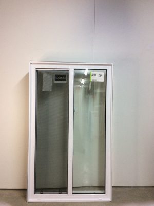 10353CP Fenêtre Coulissante PVC Blanc Coulissant simple  35 1/2 x 58 3/4