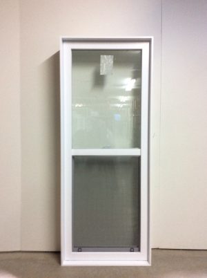 10398GP Fenêtre Guillotine PVC Blanc 1 sect 1 ouvr Simple 28 x 70