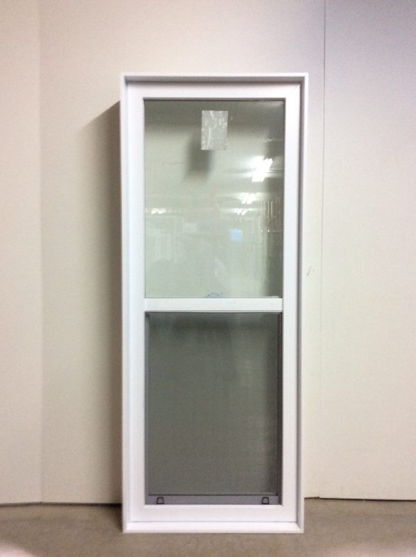 10398GP Fenêtre Guillotine PVC Blanc 1 sect 1 ouvr Simple 28 x 70