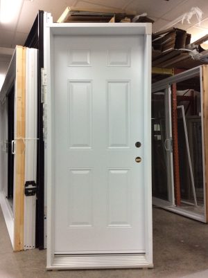1245PA Porte d'acier 34"G Blanche
