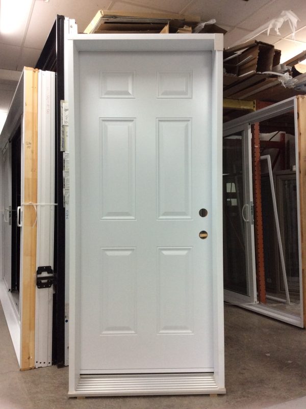 1245PA Porte d'acier 34"G Blanche