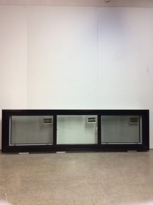 10421CH Fenêtre Coulissante HYBRIDE Noir Coulissant simple  92 x 26
