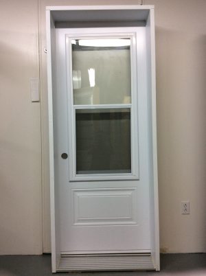 1247PA Porte d'acier 32"D Blanche Guillotine  23x49