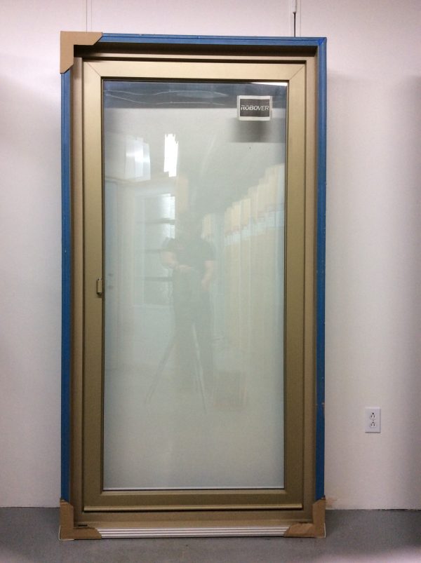 1250PA Porte d'acier 36"D China gold Porte oscillo-battant Plein
