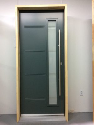 1251PA Porte d'acier 34"G Ardoise Verre oso slab oso barre à tirer rond 8 x 65