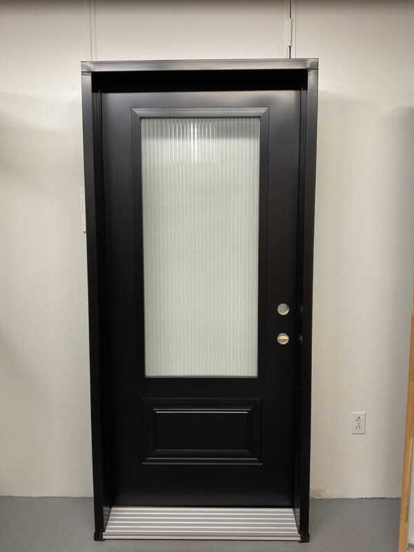 1271PA Porte d'acier 34"G Noire Masterline 23x49