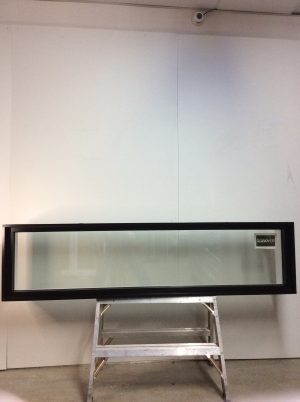 10436FH Fenêtre Fixe HYBRIDE Noir 72 x 18
