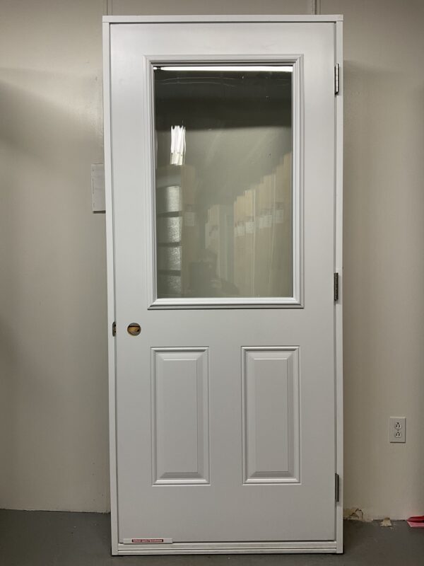 1303PA Porte d'acier 34"G Blanche Clair  23x37 – Image 2