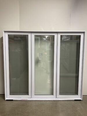 10514BP Fenêtre Battant PVC Blanc 3 sect 2 ouvr 68 x 60