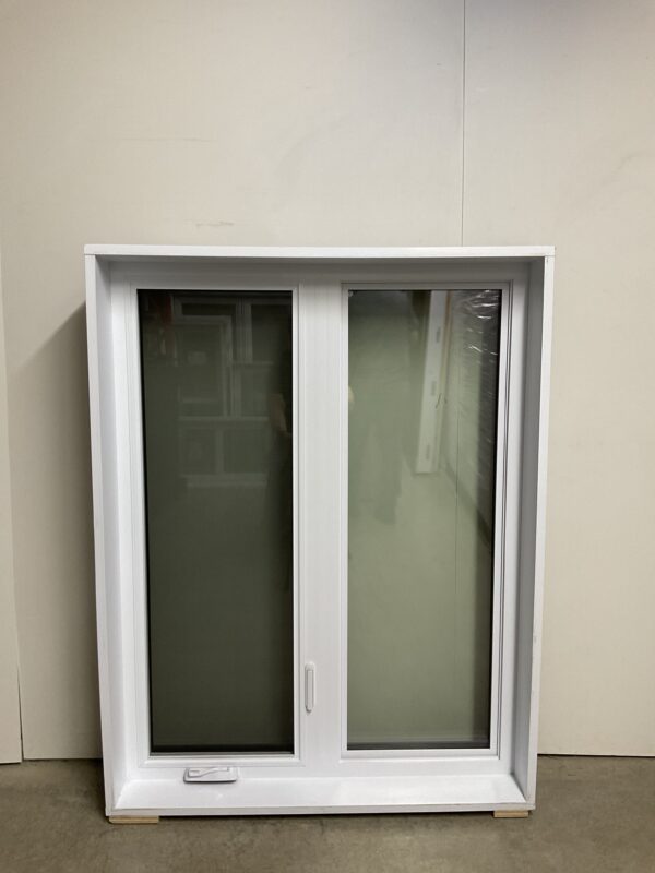 10538BP Fenêtre Battant PVC Minerai de fer 2 sect 1 ouvr 43 3/4 x 55 1/2 – Image 2