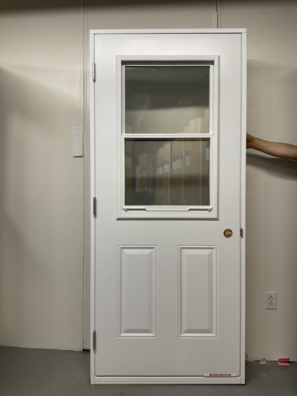 1318PA Porte d'acier 34"D Blanche Guillotine 23x37 – Image 2