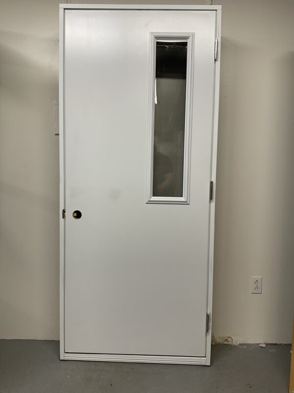 1331PA Porte d'acier 34"G Noire Verre clair 9 x 37 – Image 2